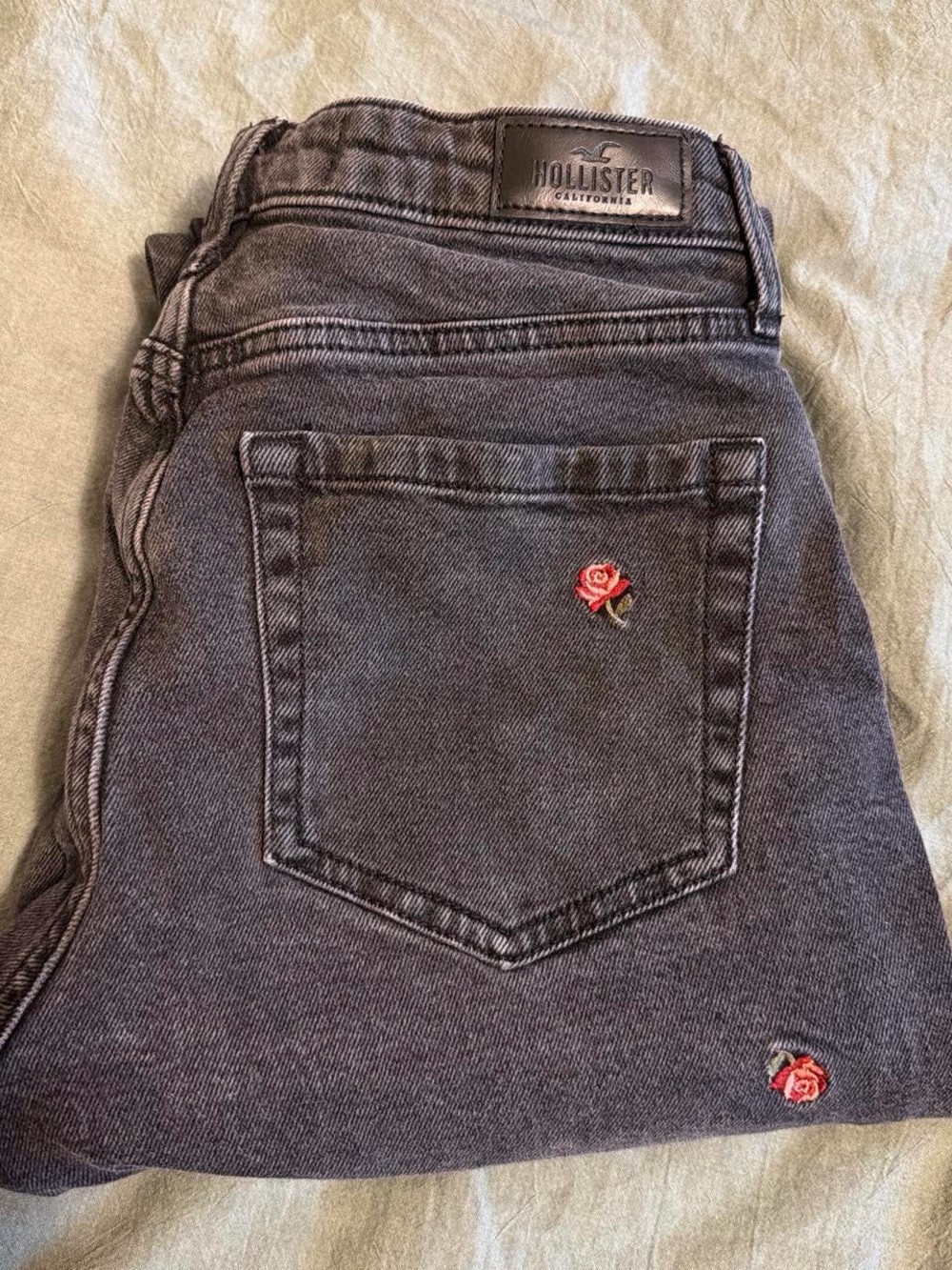 Hollister Embroidered Jeans
